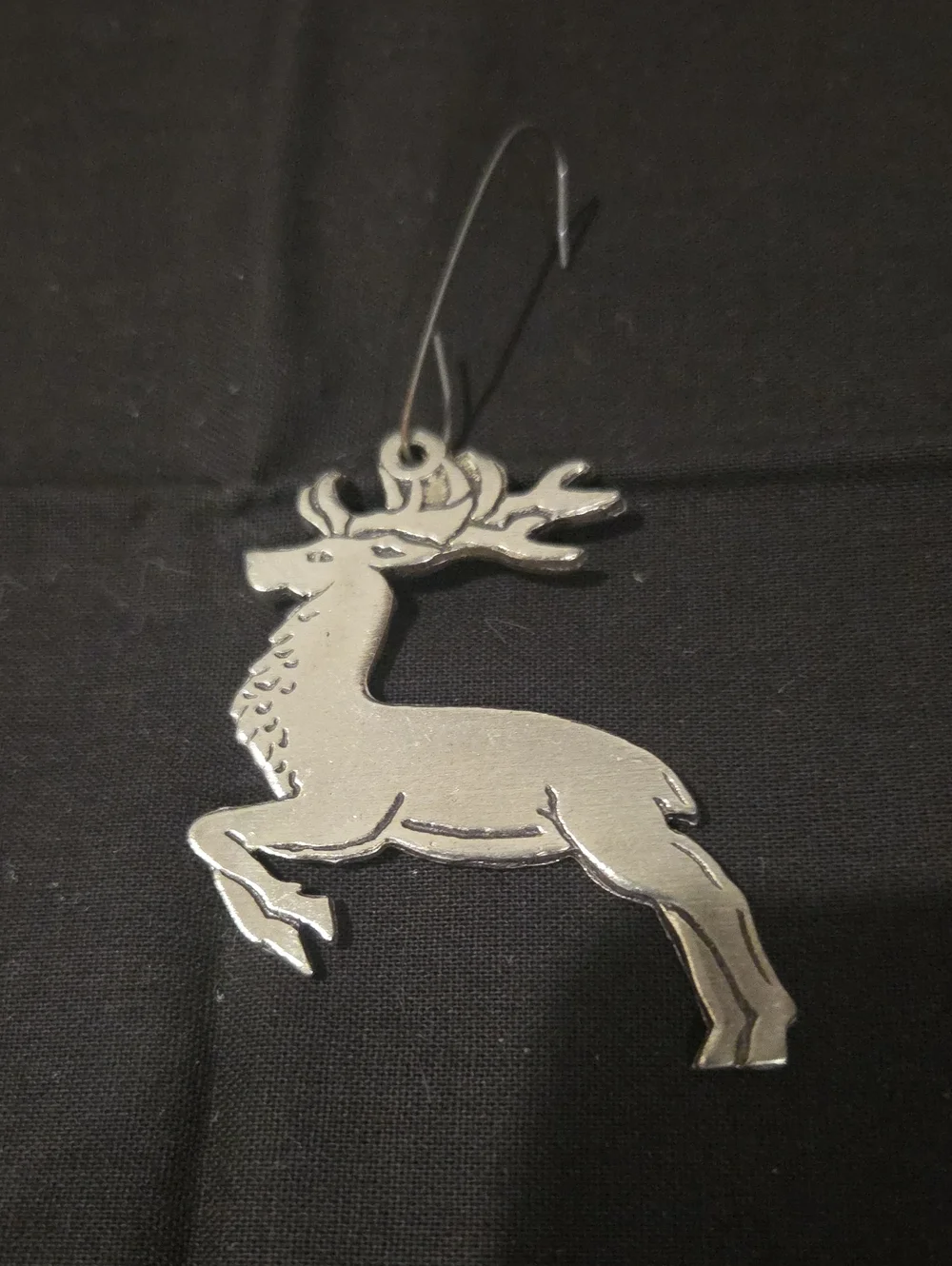 WOODBURY PEWTER REINDEER ORNAMENT